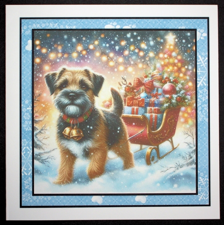 Jingle Bell Sleigh Dogs 7 by Marion Kimberley-Scott