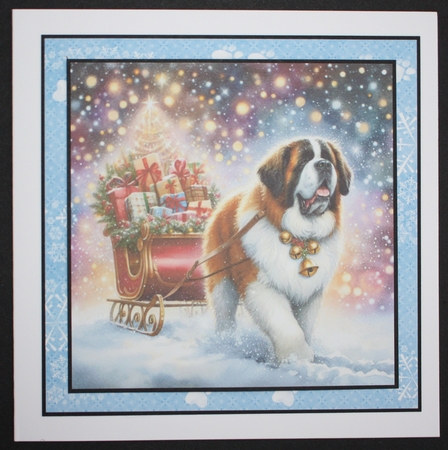 Jingle Bell Sleigh Dogs 14 by Marion Kimberley-Scott