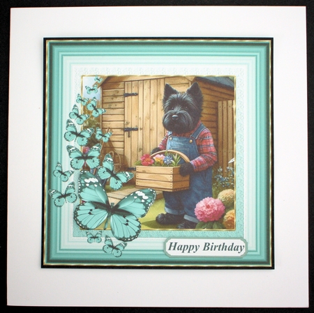 Scottie gardener card front 5 by Marion Kimberley-Scott