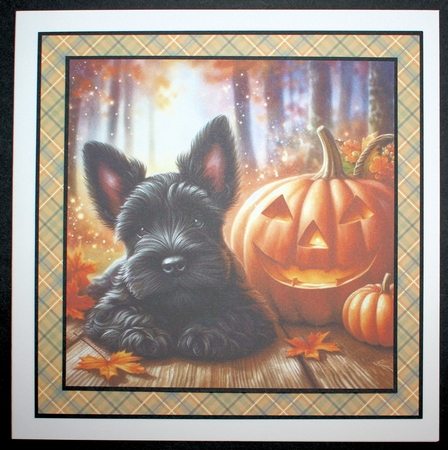 Pumpkin Forest Dogs 9 by Marion Kimberley-Scott