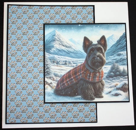 Highland Winter Walk Dogs 4 by Marion Kimberley-Scott