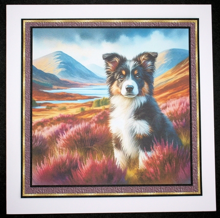 Highland Walk  Pups 2 by Marion Kimberley-Scott