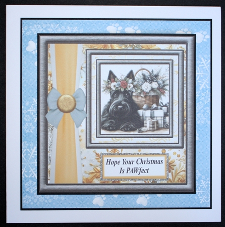 Hope your Christmas is Pawfect card front 6 by Marion Kimberley-Scott