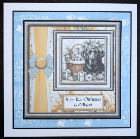 Hope your Christmas is Pawfect card front 11 by Marion Kimberley-Scott