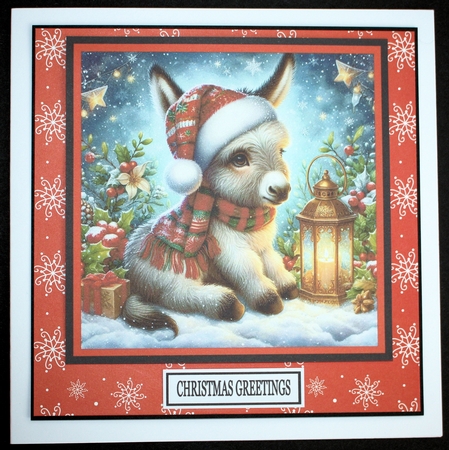 CUTE CHRISTMAS DONKEY by Marion Kimberley-Scott