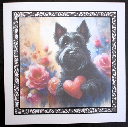 Dog with heart backgrounds kit 1 by Marion Kimberley-Scott
