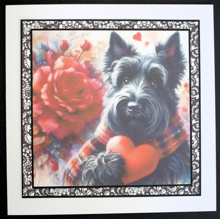 Dog with heart backgrounds kit 2 by Marion Kimberley-Scott