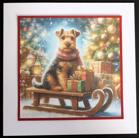 Christmas Sleigh Dogs 3 by Marion Kimberley-Scott