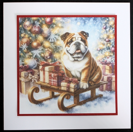 Christmas Sleigh Dogs 4 by Marion Kimberley-Scott
