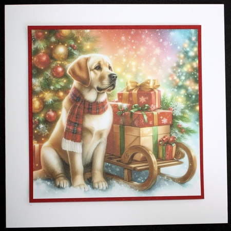 Christmas Sleigh Dogs 5 by Marion Kimberley-Scott