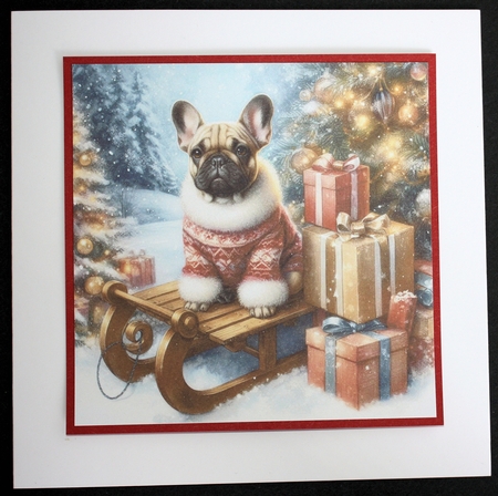 Christmas Sleigh Dogs 6 by Marion Kimberley-Scott