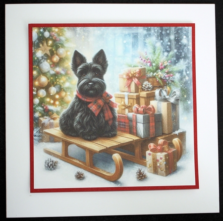 Christmas Sleigh Dogs 7 by Marion Kimberley-Scott
