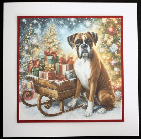 Christmas Sleigh Dogs 8 by Marion Kimberley-Scott