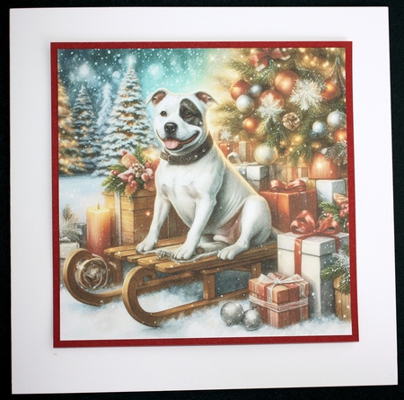 Christmas Sleigh Dogs 11 by Marion Kimberley-Scott