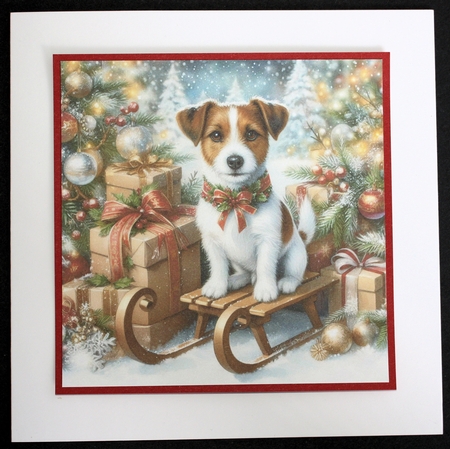 Christmas Sleigh Dogs 12 by Marion Kimberley-Scott