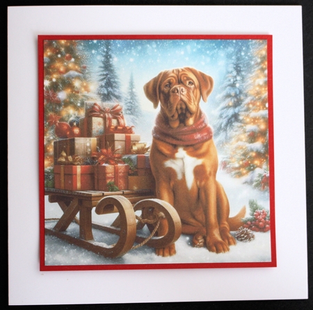 Christmas Sleigh Dogs 16 by Marion Kimberley-Scott
