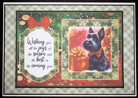 2 7x5 aprox Christmas Scottie card fronts 2 by Marion Kimberley-Scott