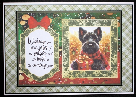 2 7x5 aprox Christmas Scottie card fronts 3 by Marion Kimberley-Scott