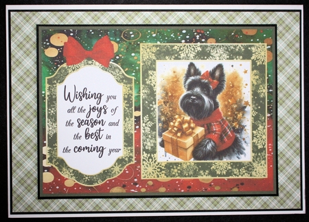 2 7x5 aprox Christmas Scottie card fronts 4 by Marion Kimberley-Scott