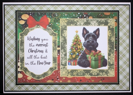 2 7x5 aprox Christmas Scottie card fronts 4 by Marion Kimberley-Scott