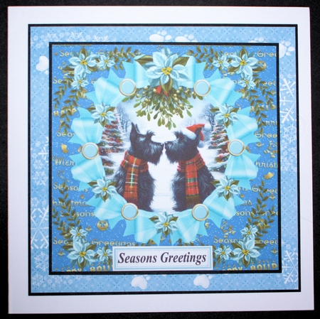 Christmas Scotties card front 1 by Marion Kimberley-Scott