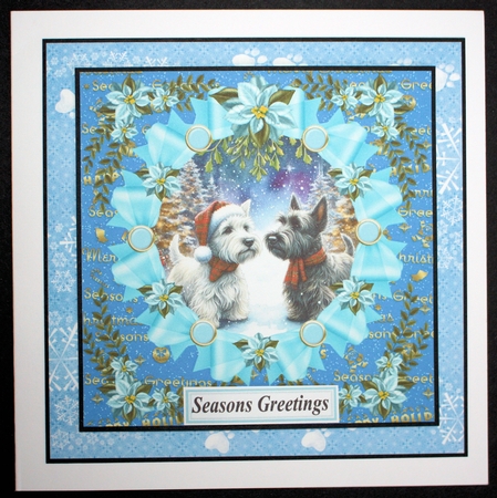 Christmas Scotties card front 3 by Marion Kimberley-Scott