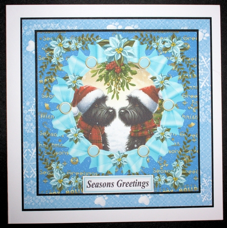 Christmas Scotties card front 5 by Marion Kimberley-Scott
