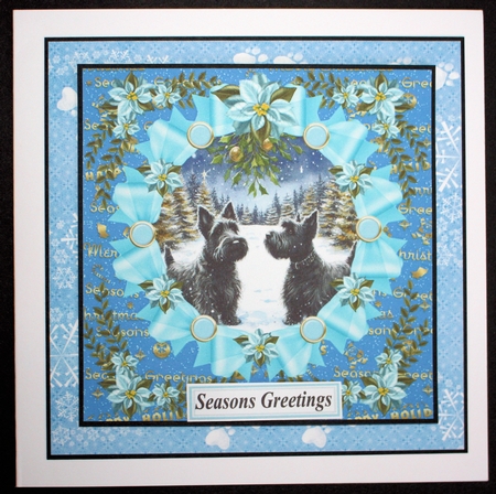 Christmas Scotties card front 7 by Marion Kimberley-Scott