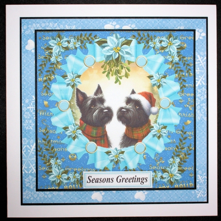 Christmas Scotties card front 10 by Marion Kimberley-Scott