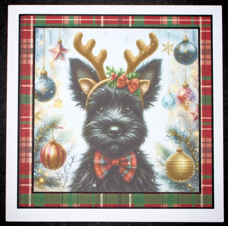 Christmas Antler  Pups 8 by Marion Kimberley-Scott