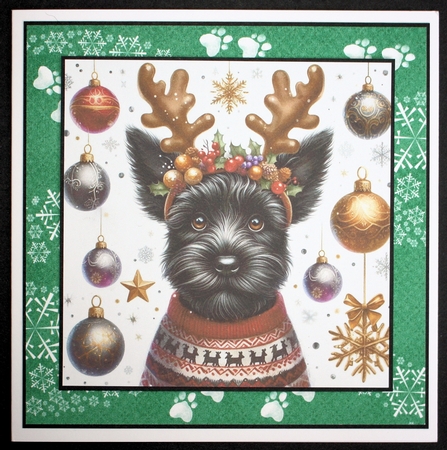 Christmas Antler  Pups 9 by Marion Kimberley-Scott