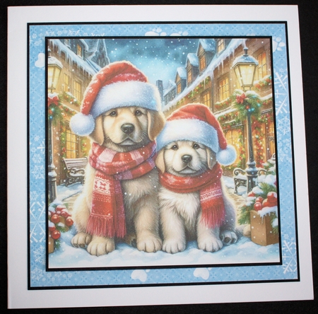 Christmas Street Dogs by Marion Kimberley-Scott