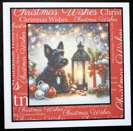 Christmas Lantern Pups 11 by Marion Kimberley-Scott