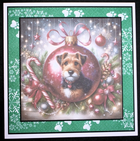 Beautiful Christmas Bauble Dogs 3 by Marion Kimberley-Scott