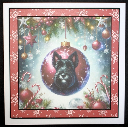 Beautiful Christmas Bauble Dogs 6 by Marion Kimberley-Scott