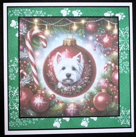 Beautiful Christmas Bauble Dogs 7 by Marion Kimberley-Scott