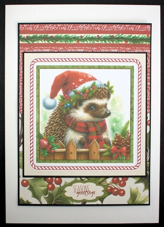 Christmas Hedgehogs by Marion Kimberley-Scott