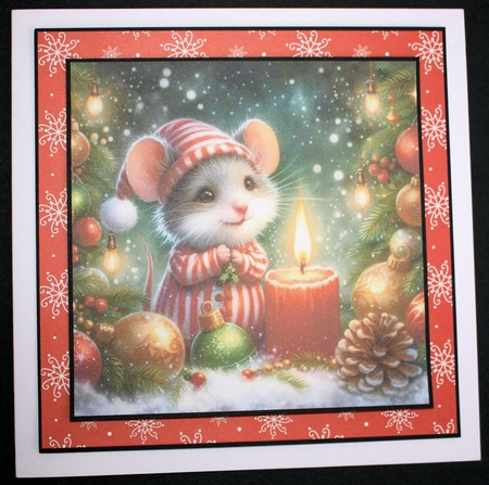 Christmas Candle Mouse by Marion Kimberley-Scott