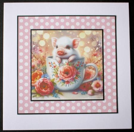Foral Animal Cups 3 by Marion Kimberley-Scott