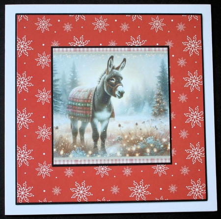 Winter Field Donkey by Marion Kimberley-Scott