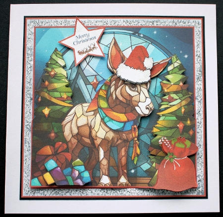 Stained Glass Xmas 8 by Marion Kimberley-Scott