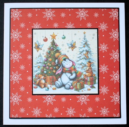 Eeyore At Christmas Mini Kit With Gift Tag by Marion Kimberley-Scott