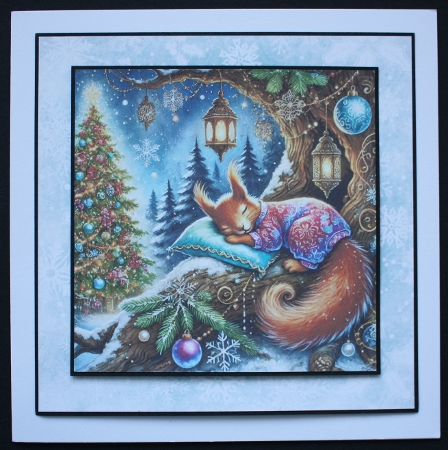 Sleepy Hallow Christmas Squirrels  by Marion Kimberley-Scott