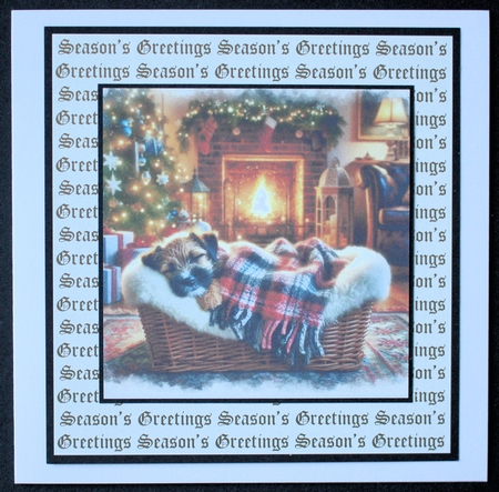 Festive Snooze Pups 8 by Marion Kimberley-Scott