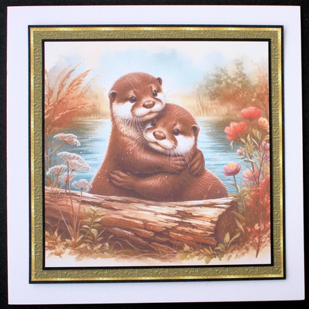 Otter Hugs by Marion Kimberley-Scott