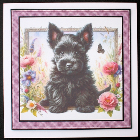 Spring Floral Pups 10 by Marion Kimberley-Scott