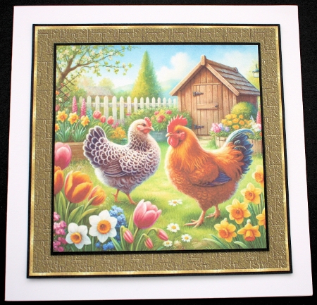 Garden Chickens by Marion Kimberley-Scott