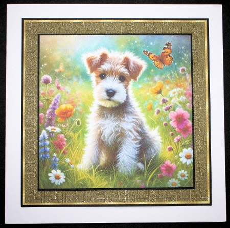 Butterfly Garden Pups 3 by Marion Kimberley-Scott