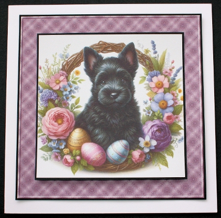 Easter Wreath Pups 12 by Marion Kimberley-Scott