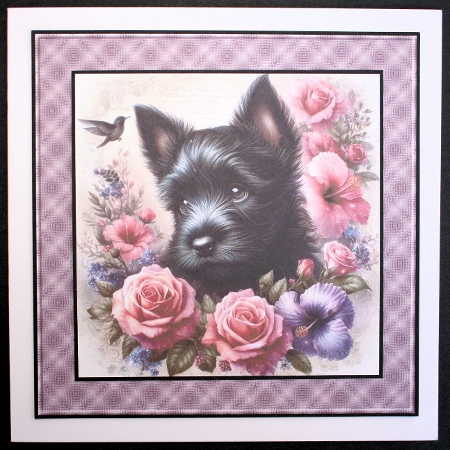 Floral Pup Paradise 12 by Marion Kimberley-Scott
